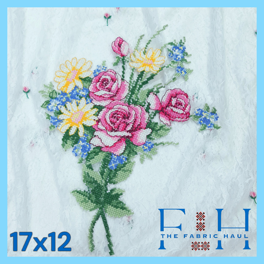 Rose n Daisy applique