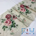 Heritage Rose Belts On Khadi - 2 mtr