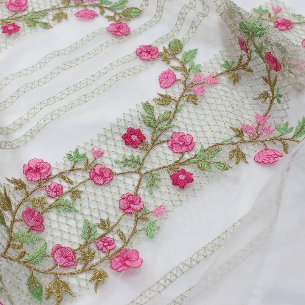 Rose Fence Net - 1 mtr (Pink)