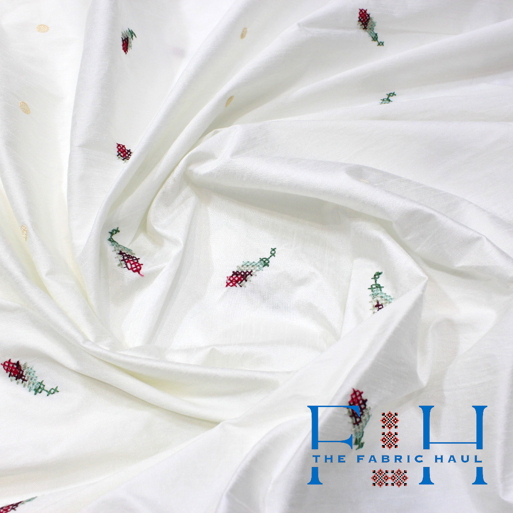 Rustic Silk Butti - 1 mtr