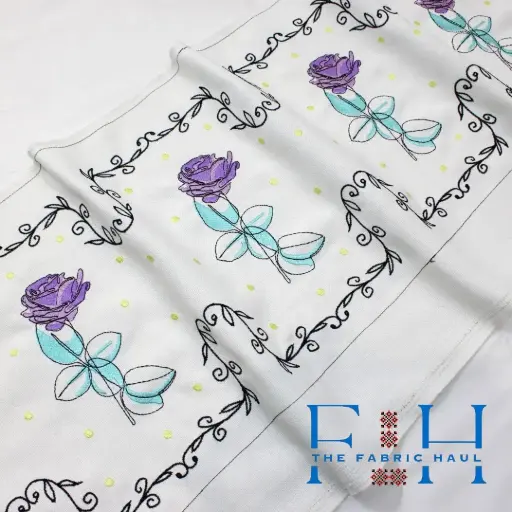 Doodle Frame Emb Belt - 2 mtr