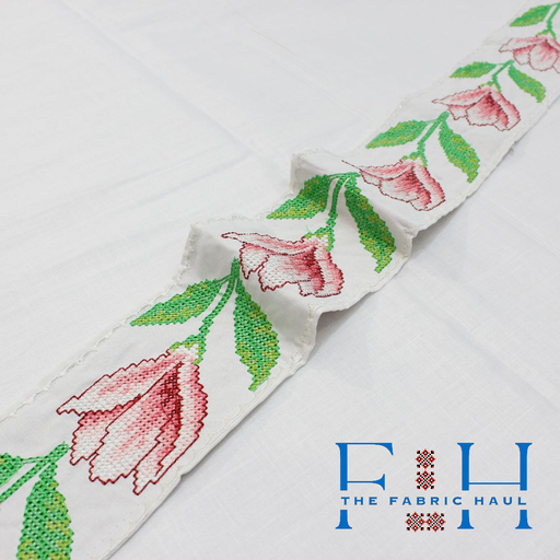 Triumph Tulip Cross Stich Belt - 2 mtrs