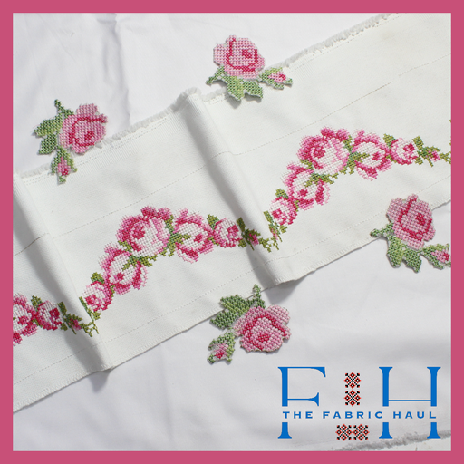 Vintage Scollap Rose Belt - 2 mtr